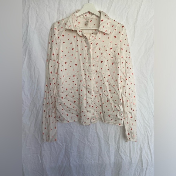 Bec & Bridge White Hearts Blouse Size 4 - Picture 2 of 12